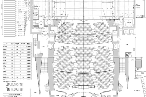 平面図 幕 1：200