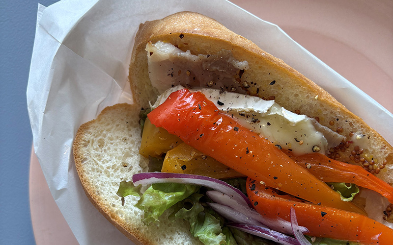 ハムとカマンベールチーズ