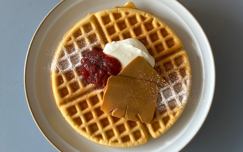 田人の米粉ワッフル
