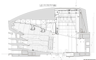 断面図　反射板（拡張編成）1：200