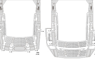 大ホール 3階席 4階席 客席図