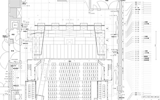 中劇場　平面図　花道形式