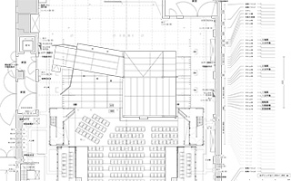 平面図　能舞台形式