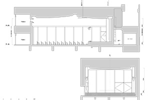 音楽小ホール　断面図