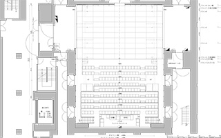 平面図　段床形式