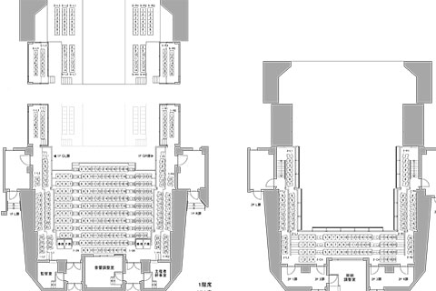 客席図 スラスト形式