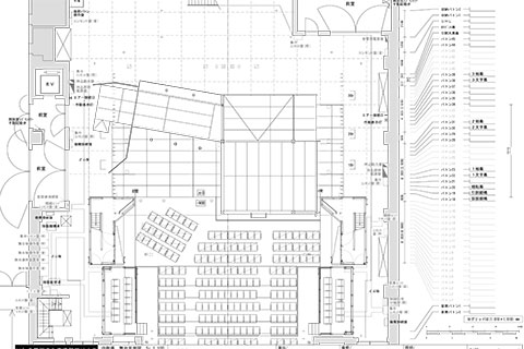 平面図 能舞台形式